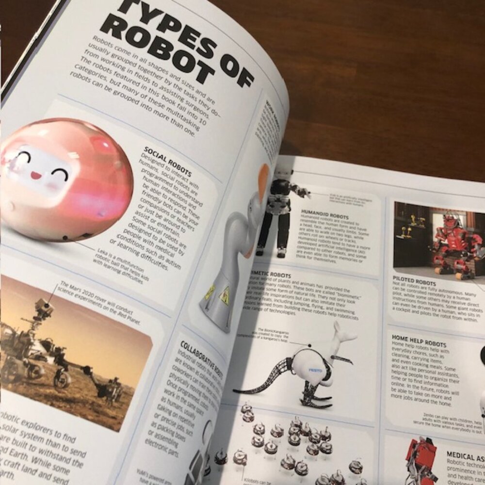 Robot Hardcover Book. - Picture 14 of 16